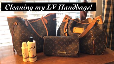 how to clean Louis Vuitton handbag